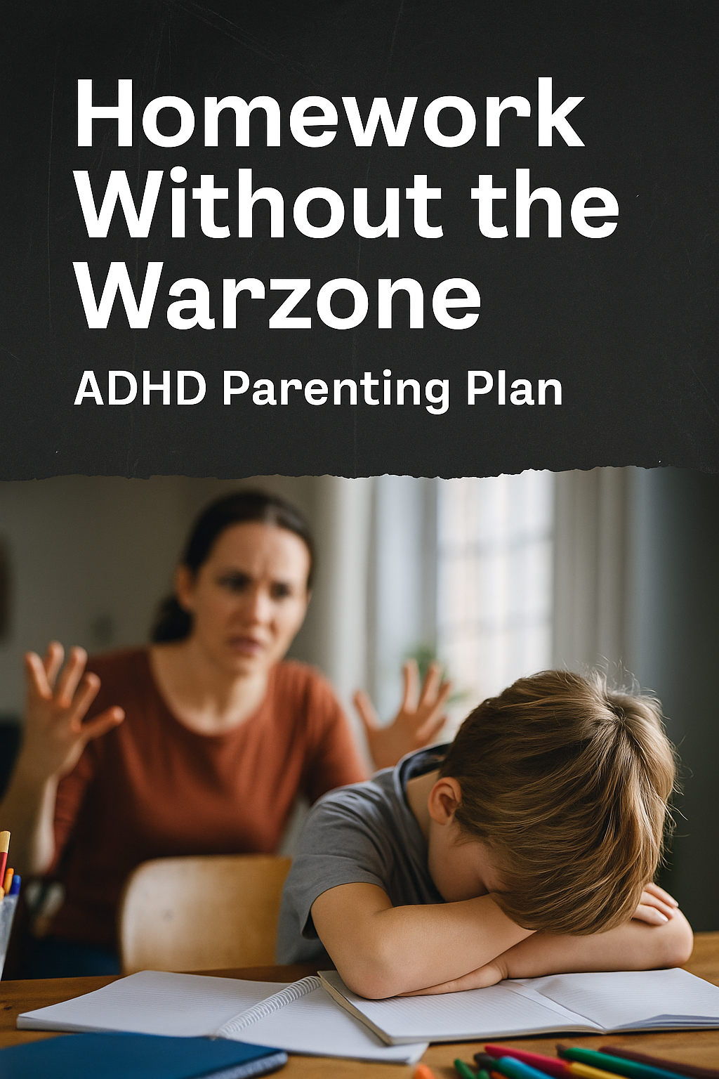 Homework Without the Warzone ADHD Parenting Plan